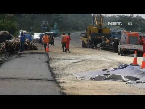 NET5 - Pasca Ambles Lalu-lintas Gerbang Cikampek Cipularang Lakukan Kontra Flow