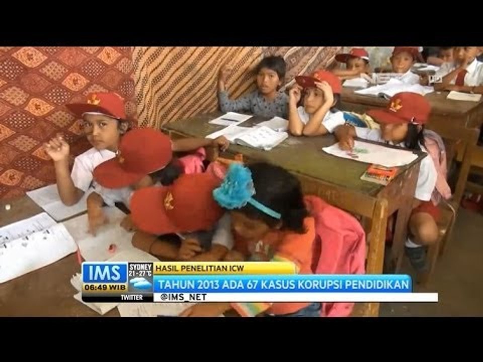 IMS - ICW Rilis Pendidikan Masuk ke Bidang yang Paling Banyak Dikorupsi