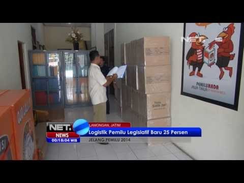 NET24 - Logistik Pemilu Lamongan baru terpenuhi 25 persen