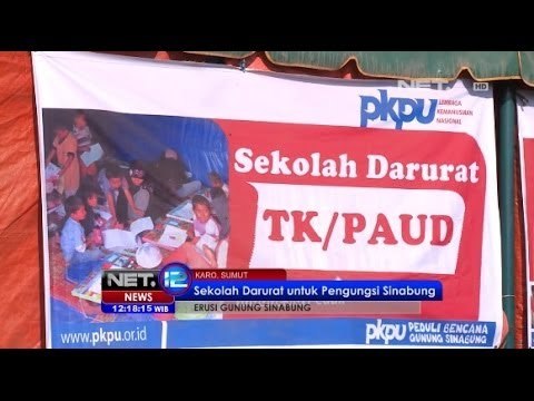 NET12 - Sekolah Darurat untuk Pengungsi Sinabung