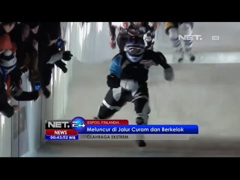 NET24 - Olahraga Ekstrem Meluncur di Jalur Curam dan Berkelok