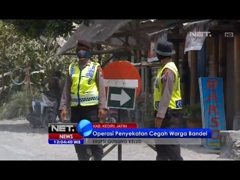 NET12 - Operasi Penyekatan Cegah Warga yang Bandel Dekati Lokasi Rawan