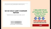 EZ GO GOLF CART CHARGER REPAIR