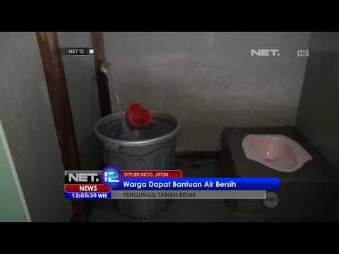 NET12 - Bantuan air bersih pengungsi di Situbondo akhirnya datang