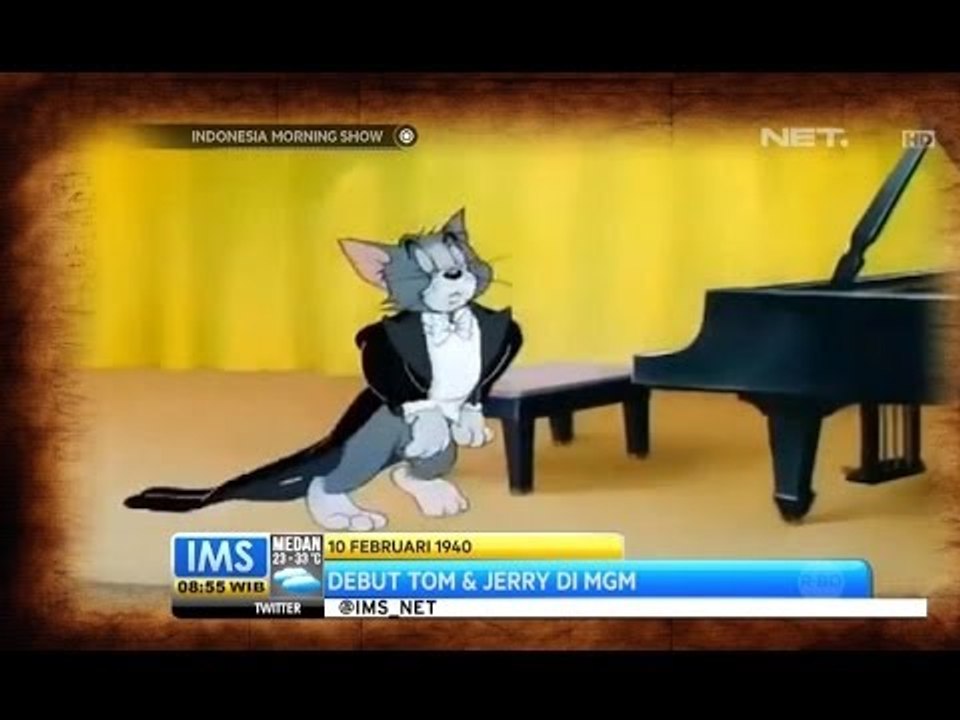 IMS - Today's History 10 Februari - Tokoh Kartun Kucing dan Tikus Pertama Kali Tayang