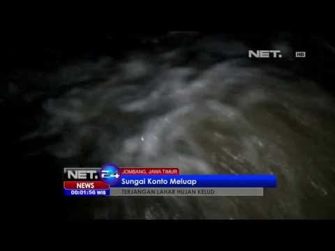 NET24 - Lahar hujan Gunung Kelud turun, warga dibantaran sungai mengungsi