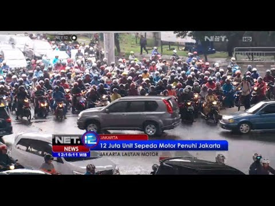 NET12 - Mudah dapat motor,12 Juta motor penuhi jalanan Jakarta setiap harinya