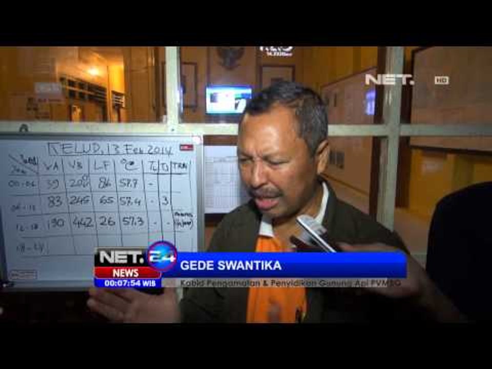 NET24 - Gempa Tremor Gunung Kelud Terjadi Selama 6 Jam