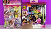 Dora and Friends Scra-ffiti! Fun Scratch Art Notebook! Scratch Fantastic COLORS! LIP BALM!