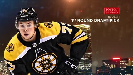 Boston University Alums Jack Eichel, Charlie McAvoy Face-Off Saturday