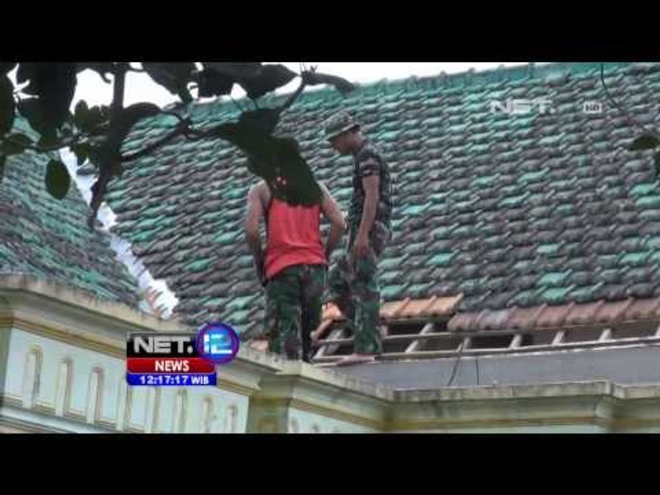 NET12 - Perbaikan rumah pasca erupsi Kelud di Kediri masih berlangsung