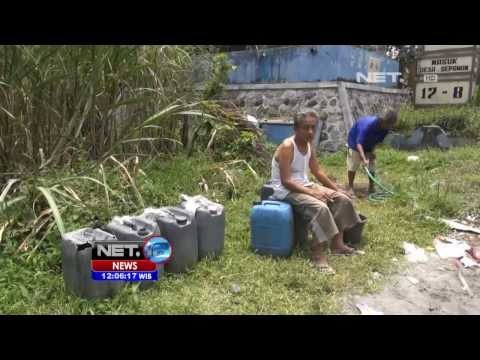 NET12 - Pasokan air bersih di Plosoklaten Kediri terhambat akibat abu vulkanis