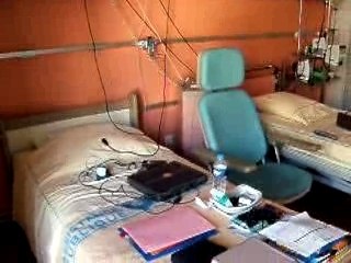 ma chambe d'hopital à St Louis