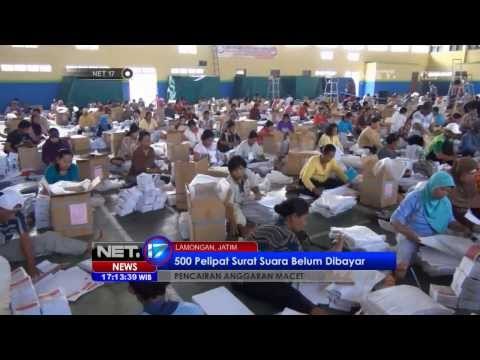 NET17 - KPU Lamongan tunda pembayaran 500 pelipat surat suara