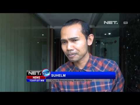 NET12 - Insiden hilangnya Pesawat Malaysia Airline penumpang di medan tidak khawatir