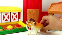 Discovering Wild Animals Hidden in Dirt/Names And Sounds Of Jungle Wild Safari Animals/Farm Animals