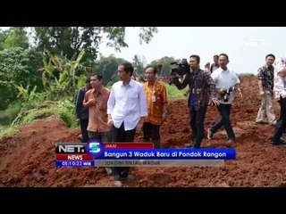 NET5 - Jokowi tinjau waduk Pondok Rangon