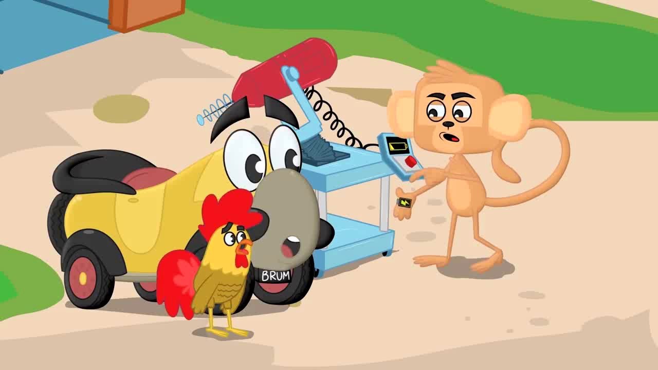 NO CHARGE - Brum and Friends 110 - Cartoon Superheroes for Kids - Videos for Toddlers - Kids Show