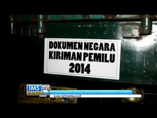 IMS-Kedatangan Surat Suara di Mojokerto Terlambat 2 Hari