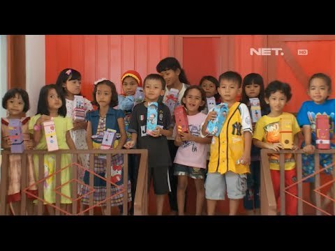 NET17 - Go green dengan membuat kreasi dari kotak susu bekas