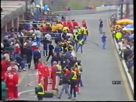 Gran Premio del Belgio 1987: Pit stop di Johansson, ritiro di Brundle e camera car di S. Nakajima