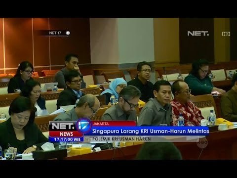 NET17-Kapal Perang KRI Usman-Harun Dilarang Masuki Wilayah Perairan Singapura