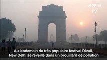 Inde: Delhi enveloppé par la pollution après le festival Divali