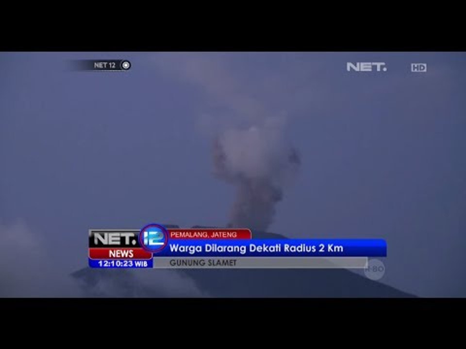 NET12 - Warga dilarang mendekati area dalam rad...