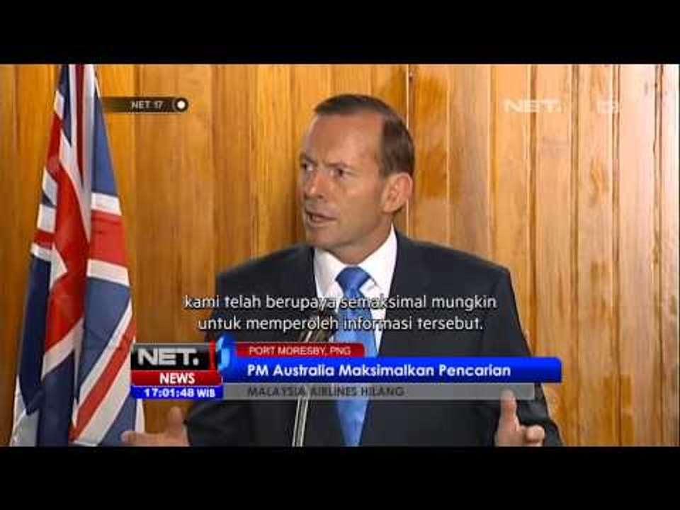 NET17 Pencarian Pesawat Malaysia Airlines Kini Dipusatkan di Barat Daya Perth Australia