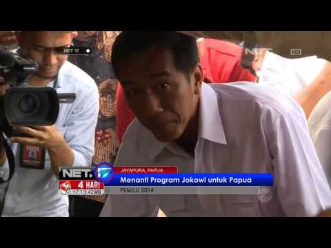 NET17 - Popularitas Jokowi tak cukup membuat sebagian warga Papua yakin memilihnya sebagai Presiden