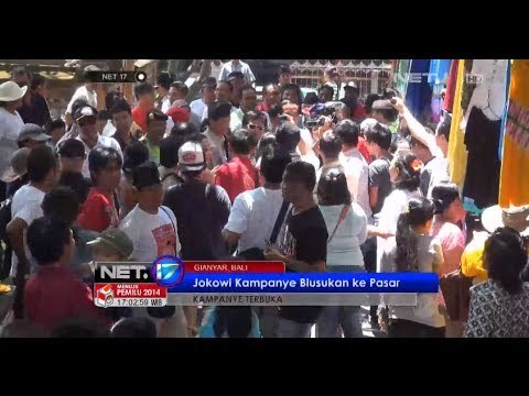 NET17 - Capres PDIP melanjutkan strategi blusukan ke pasar seni Sukowati Gianyar Bali