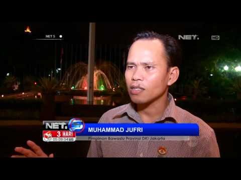 NET5 Pencopotan Atribut Kampanye di Berbagai Daerah