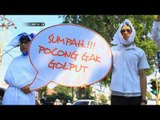 NET24 - Aksi Menolak Golput Warga Mengunakan Kostum Pocong di Medan