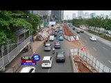 NET5 - Jalan sepanjang 1 meter ambles di Jalan Sudirman