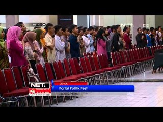 NET12 - Universitas Indonesia gelar Partai Politik Festival