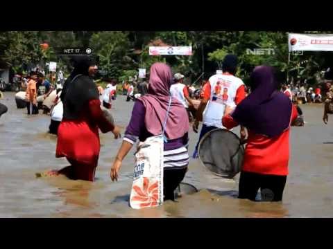 NET17-Di Tasikmalaya Seorang Caleg Kampanye dengan Membagikan Ikan