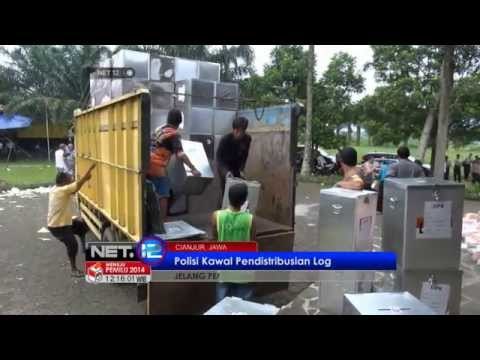 NET12 - KPU Kab. Cianjur mulai distribusikan logistik pemilu