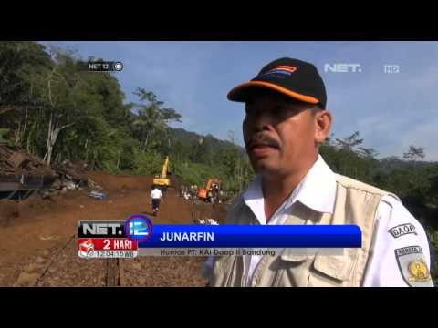 NET12 - Pemadatan Jalur Kereta Api di Tasikmalaya terus dilakukan