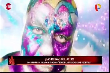 ¡Las reinas del ayer!: Coco Marusix y Naamin Timoyco ‘las verdaderas vedettes’