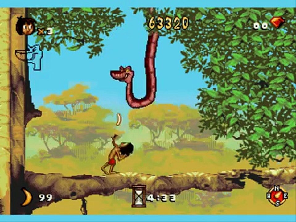 Jungle Book (Genesis) All Bosses (No Damage) + Ending