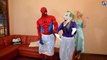 Frozen Elsa POOP PRANK! w/ Spiderman vs Joker Frozen Elsa Maleficent Funny Superheroes IRL