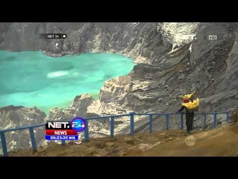 NET24 Aktivitas Vulkanis Gunung Ijen Terus Meningkat