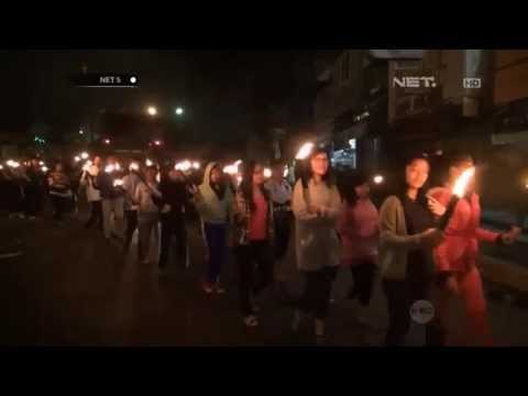 NET5 - Pawai obor menutup perayaan Paskah di Berastagi