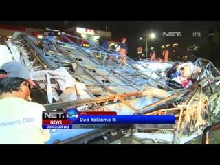 NET24 - Reklame raksasa roboh di kawasan Slipi Jakarta Barat