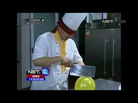 NET12 - Keahlian memasak memotong daging dengan mata tertutup