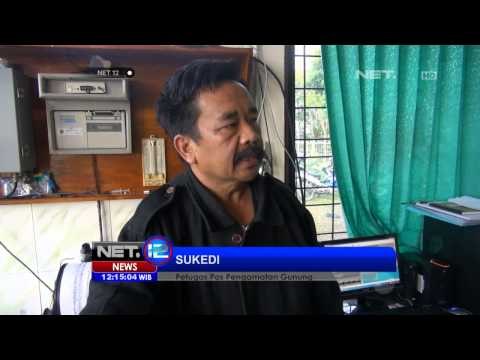 NET12 - Letusan Gunung Slamet Diikuti Lontaran Material Pijar dan Suara Gemuruh Terus Meningkat