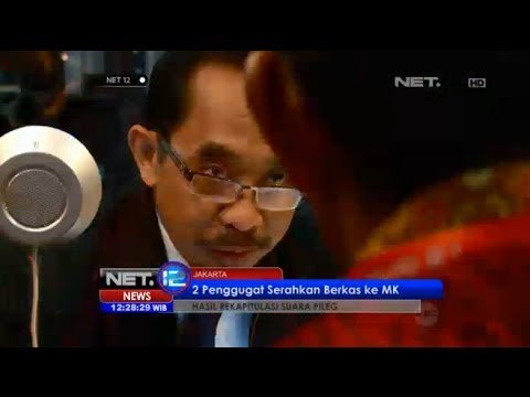 NET12 - Berkas gugatan hasil pemilu legislatif diserahkan ke Mahkamah Konstitusi