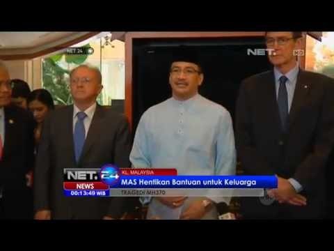 NET24 - Malaysia Airlines hentikan bantuan untuk keluarga korban