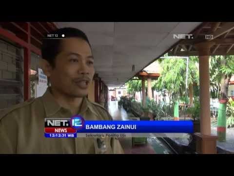 NET12 - UN berlangsung di sekolah yang sempat terkena dampak letusan kelud