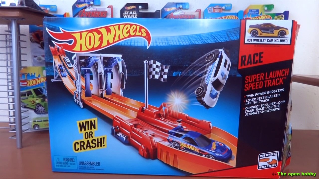 HOTWHEELS TRACK SET SUPER LAUNCH SPEED TRACK PISTA HOTWHEELS